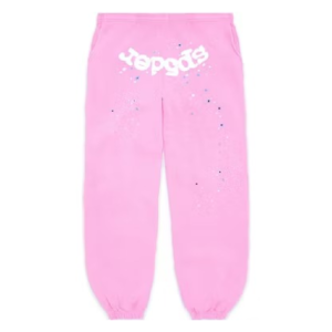 Sp5der Atlanta Sweatpants Pink